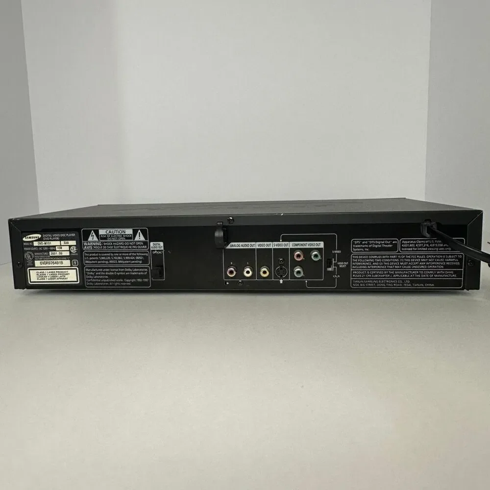 Samsung DVD Player DVD-M101 Black Tested/Works